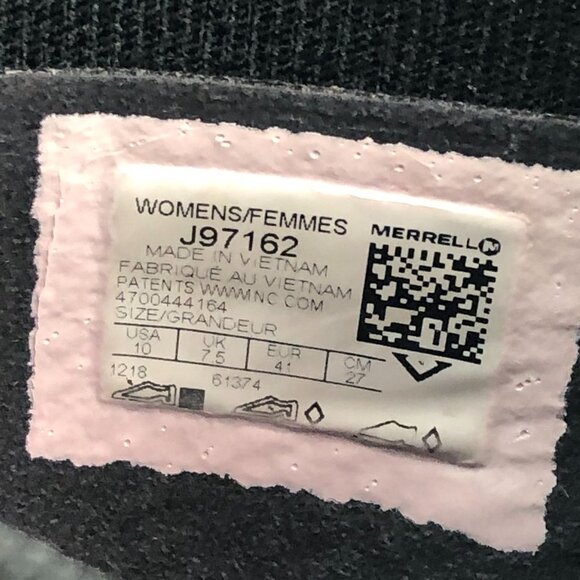 Merrell Women's Size 10 Bondi Stretch AC Black Grey Closed Toe Slip On Sneakers - Picture 13 of 14